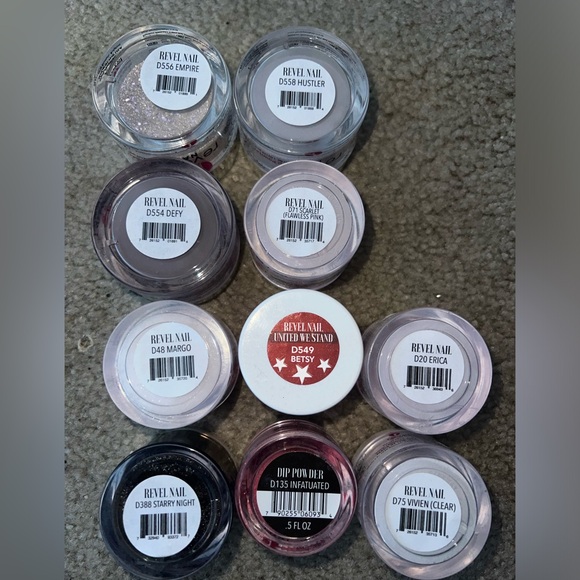 Revel Nail Huge Lot of 75 Dip Dipping Powders Manicure - Rare and retired colors - Picture 5 of 5